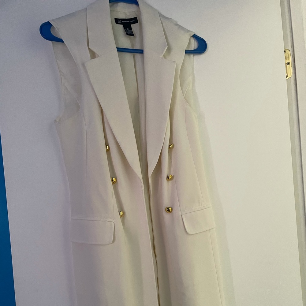 INC white vest
